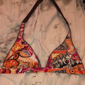 Patterned Bikini top from a surf shop in Hawaii